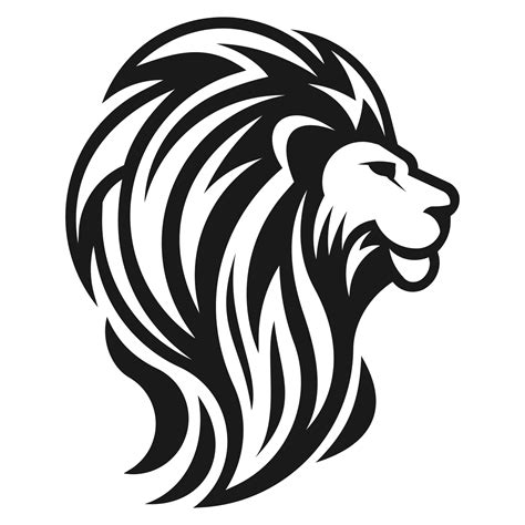 Vector for free use: Lion head vector