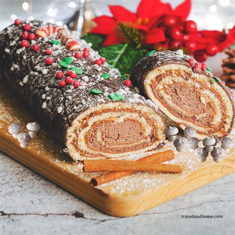 Easy Step-by-Step Bûche de Noël (Yule Log) Recipe - TRAVEL AND HOME®