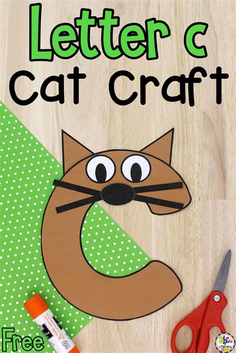 Letter c Cat Craft: Letter Recognition Craft for Preschoolers