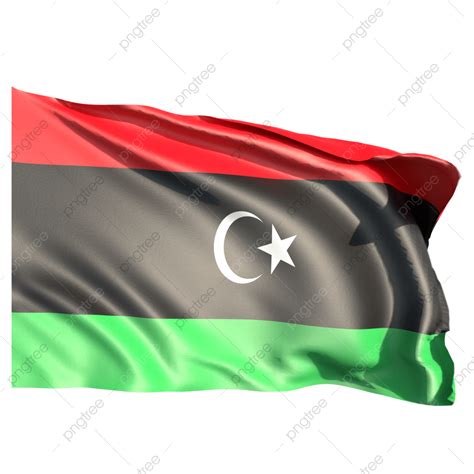 Libya Flag Waving, Libya Flag Waving Transparent, Libya Flag, Libya ...