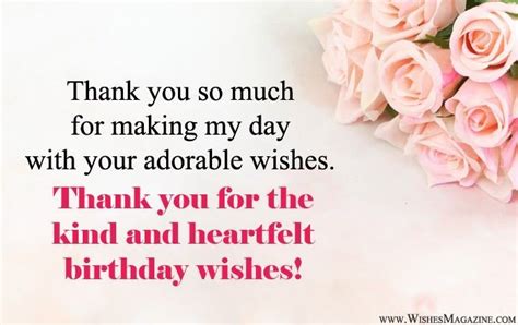 Thank you birthday wishes messages – Artofit