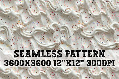 Birthday Cake Icing Seamless Pattern Graphic by Dirty South Graphics ...