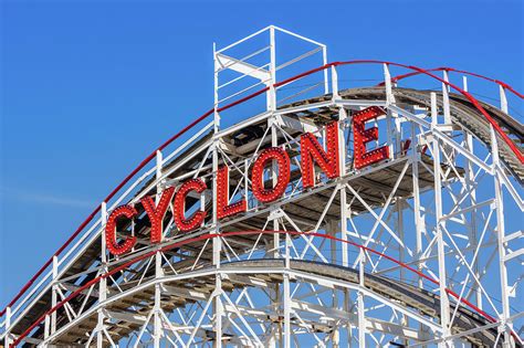 Cyclone Roller Coaster Photograph by Jerry Fornarotto