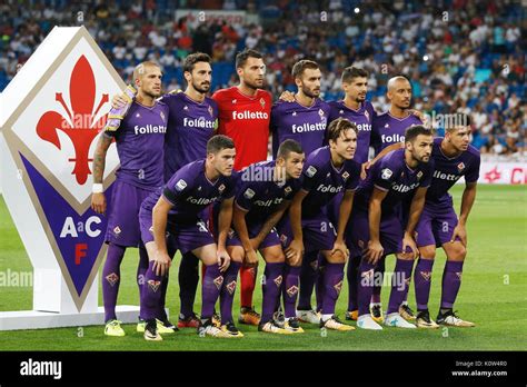 ACF Fiorentina team group line-up (Fiorentina), AUGUST 23, 2017 ...