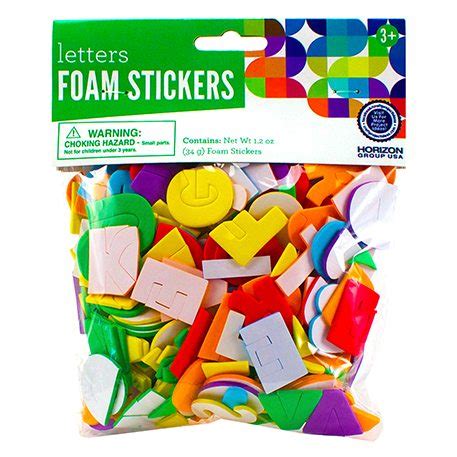 1" Foam Sticker Letters - Craft Project Ideas