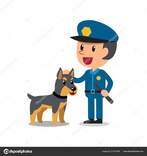 Police Dog Cartoon