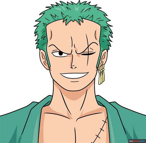 How to Draw Zoro from One Piece - Really Easy Drawing Tutorial