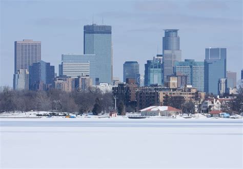 Minneapolis Skyline Winter Stock Photos - Free & Royalty-Free Stock ...