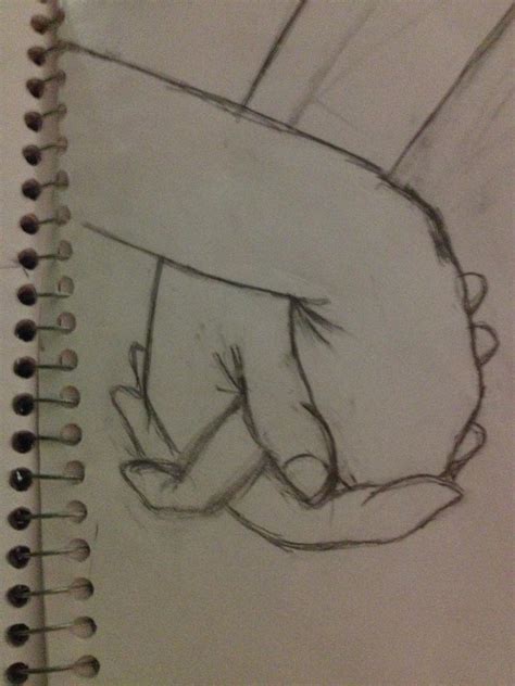 Holding Hands Sketch by Masraya4ever on DeviantArt