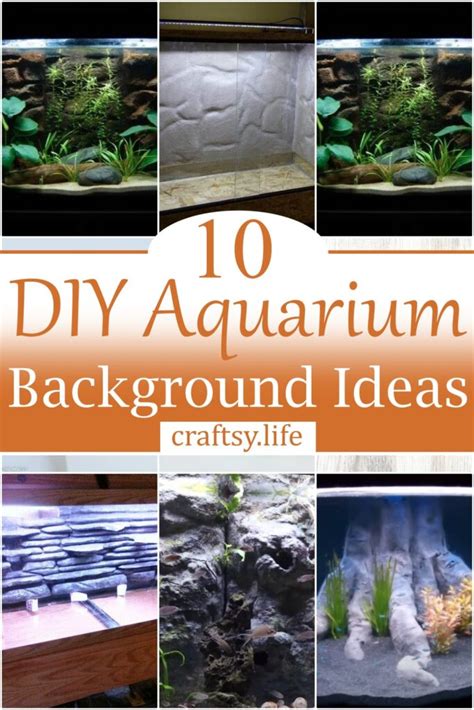 10 DIY Aquarium Background Ideas - Craftsy