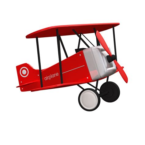 Red Airplane 3D Illustration Model 14501159 PNG