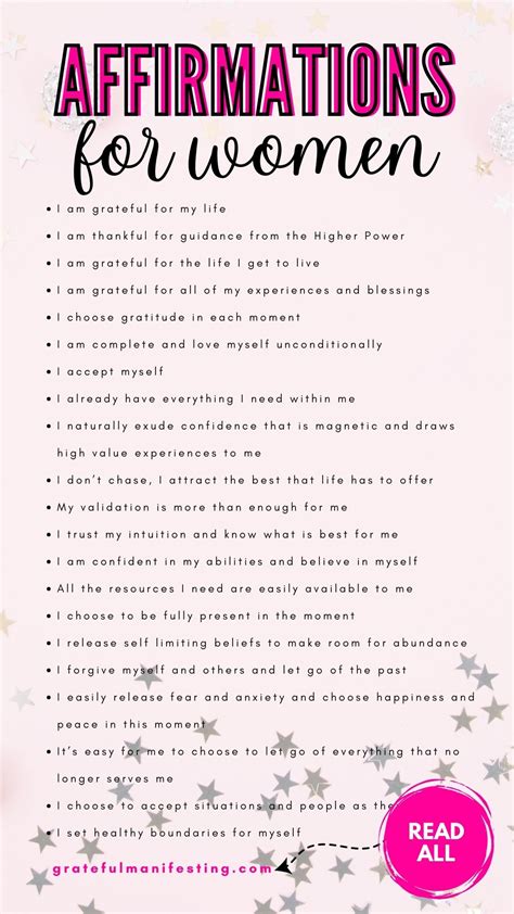 53 Positive Affirmations For Women: Live A Happy, Fulfilling Life