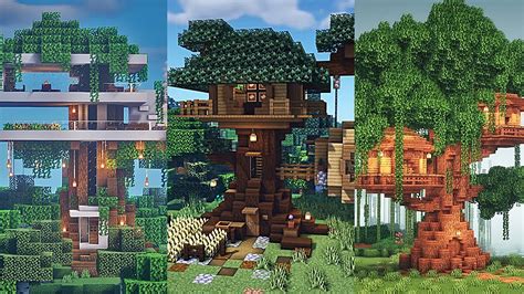 Cool Tree Houses In Minecraft Xbox 360