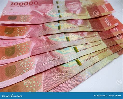 Indonesian money stock photo. Image of newspaper, bank - 266621562