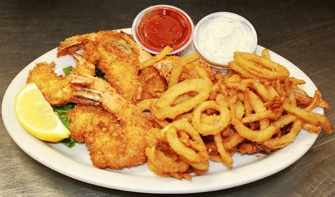 Fried Shrimp Platter | Land and Sea Restaurant