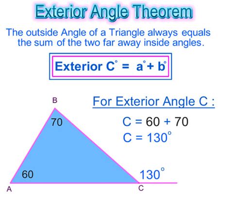 Exterior Angles Of Triangles Worksheet