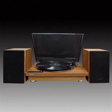 Toshiba TY-LP200 - Vinyl Record Player Turntable, with 2 Hifi Speakers ...