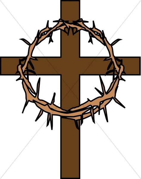 Cross with Crown of Thorns