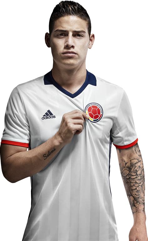 James Rodriguez Colombia football render - FootyRenders