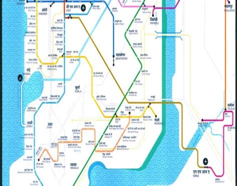 Proposed Mumbai Metro Map Mumbai Metro Metro Map Mumb Vrog – NBKomputer