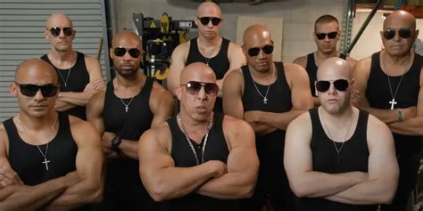 10 Vin Diesel Look-a-Likes Chant Family 100 Times in Bizarre Video