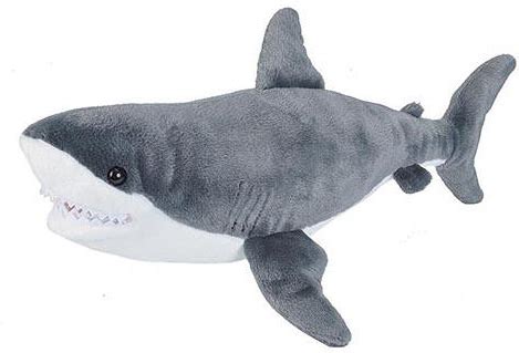 Great White Shark Stuffed Animal - 15" - Grandrabbit's Toys in Boulder ...