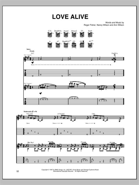 Love Alive by Heart - Guitar Tab - Guitar Instructor