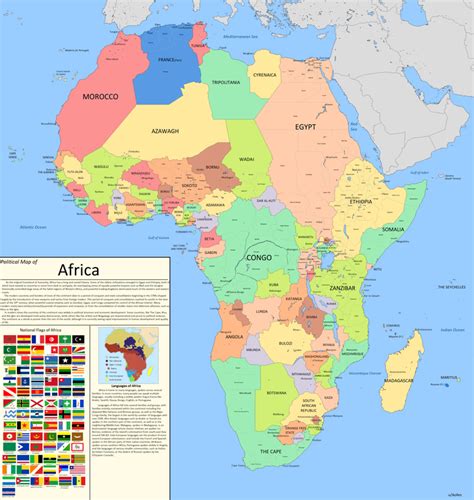 Scramble For Africa World Map