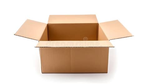 Empty cardboard box stock illustration. Illustration of package - 303562514