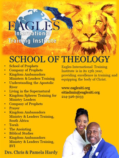 School of Theology Course November 2020 – Eagles International Training ...