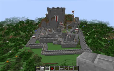 Minecraft Mountain Castle Minecraft Project