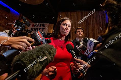 Republican Senate Candidate Katie Britt Talks Editorial Stock Photo ...