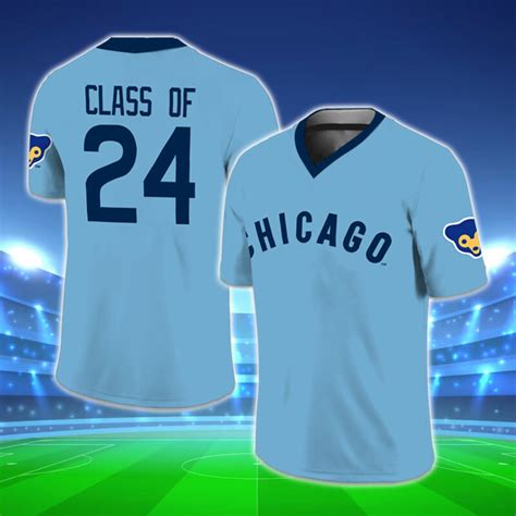 Class Of 2024 Chicago Cubs Jersey Shirt - Lelemoon