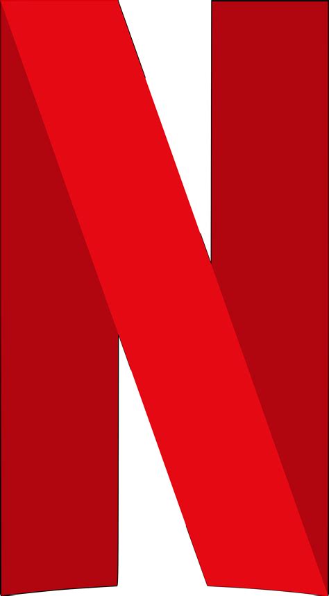 Netflix logo PNG transparent image download, size: 2751x4987px