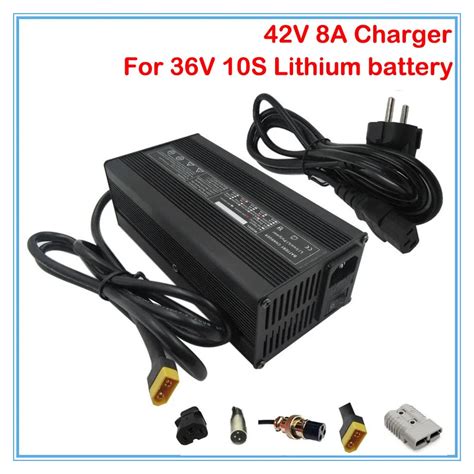 360W 36V bicycle charger Output 42V 8A lithium battery charger 36V 8A ...