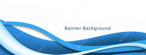 Free Vector | Modern stylish blue wavy banner template