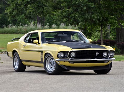 1969 Ford Mustang Boss (302 & 429) Wallpapers | MustangSpecs.com