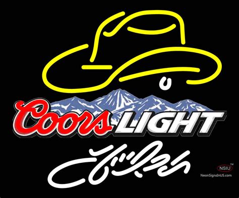 coors light neon bar sign