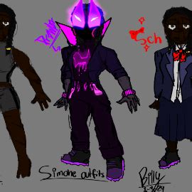 Simone Outfits COMPLETE!!! by Billywitknife on Newgrounds