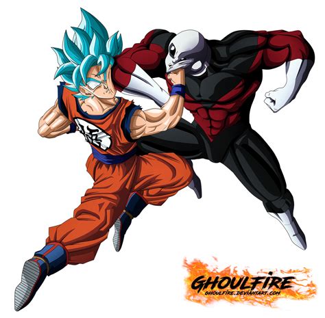 Goku Vs Jiren by GhoulFire on DeviantArt