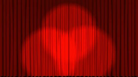 Digital Animation Theater Stage Curtains Opening Reveal Series ...