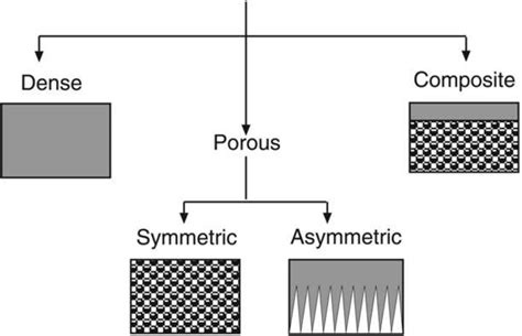 Membrane classification according to structure morphology [4 ...