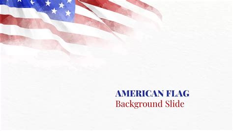 American Flag Background Slide - SlideBazaar