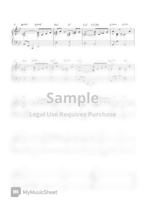 Jazz - EASY JAZZ PIANO SOLO 14곡 모음 package (REALBK.1) by 편곡 최수민 Partitura