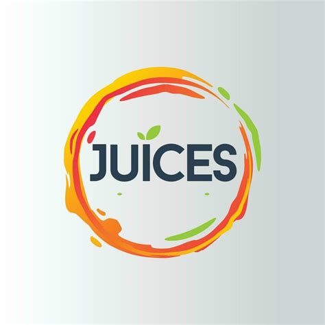 Juice and drink logo design 35347341 Vector Art at Vecteezy