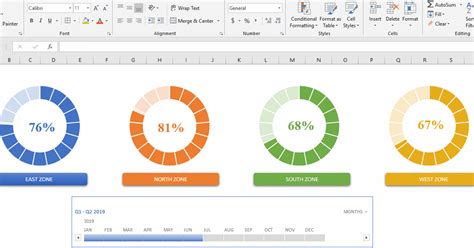 Excel Percentage/Progress Chart