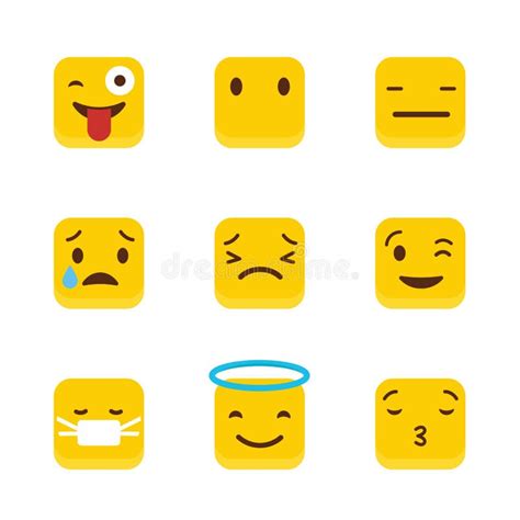 Emojis Square Stock Illustrations – 139 Emojis Square Stock ...