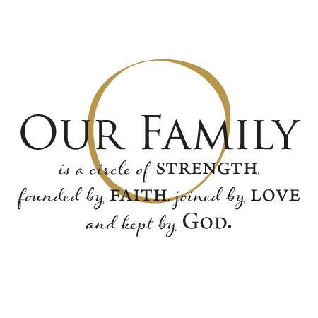 Our Family Is Kept By God Wall Quotes™ Decal | WallQuotes.com