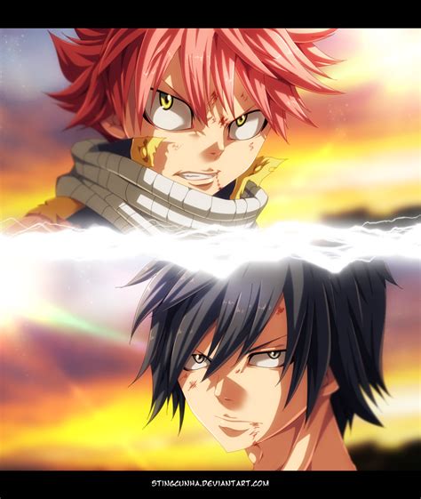 Fairy Tail 413 - Natsu vs. Gray by StingCunha on DeviantArt