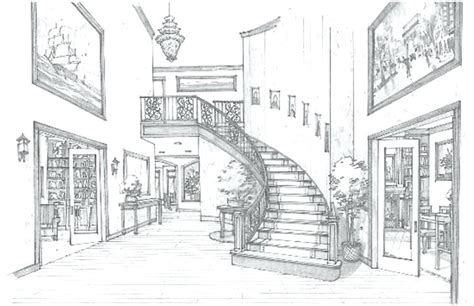 Easy Drawing Of Inside House